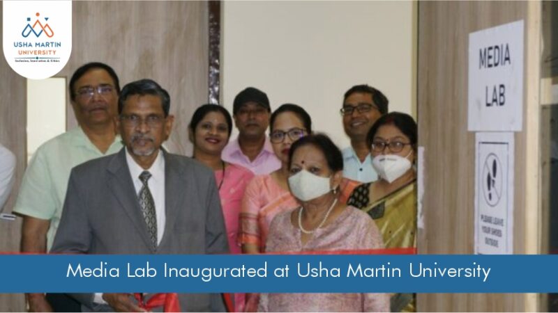 Media Lab Inaugurated at Usha Martin University