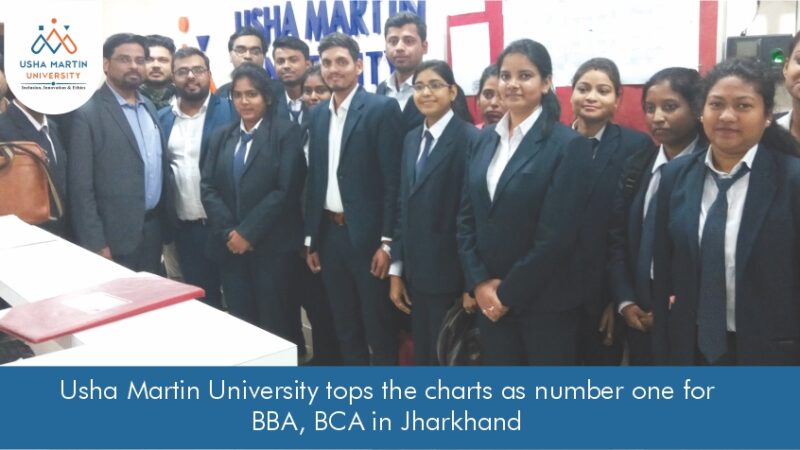 Usha Martin University emerges number one for BBA, BCA in Jharkhand