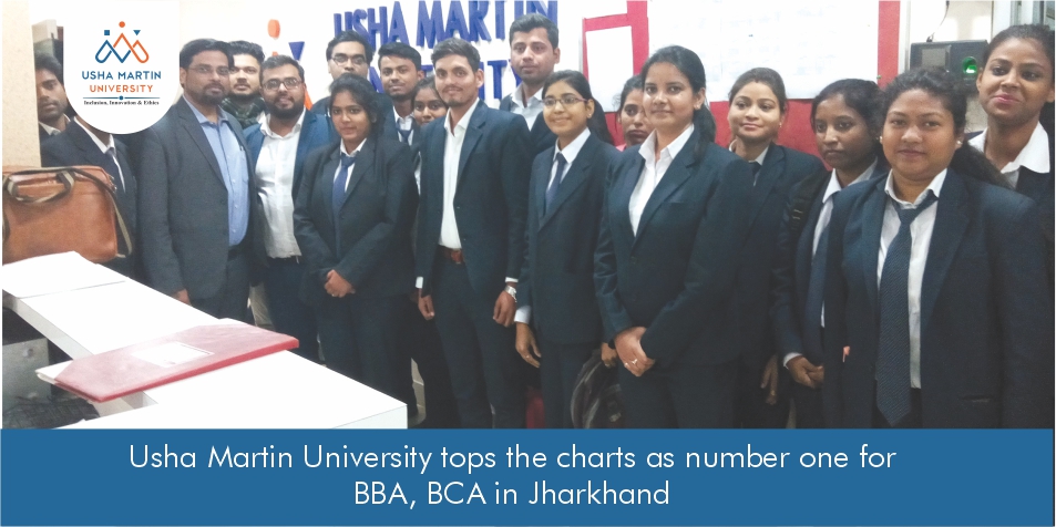 Usha Martin University emerges number one for BBA, BCA in Jharkhand