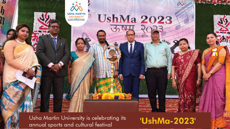 Usha Martin University is celebrating its annual sports and cultural festival - 'UshMa-23'