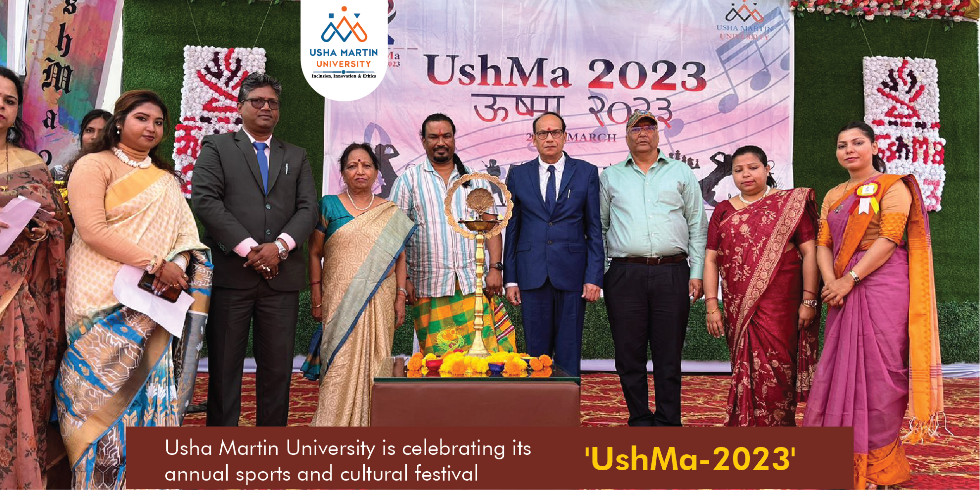 Usha Martin University is celebrating its annual sports and cultural festival – ‘UshMa-23’