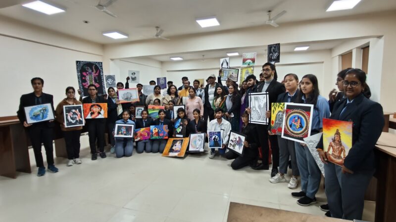 Art Gallery exhibition has been conducted in Usha Martin university