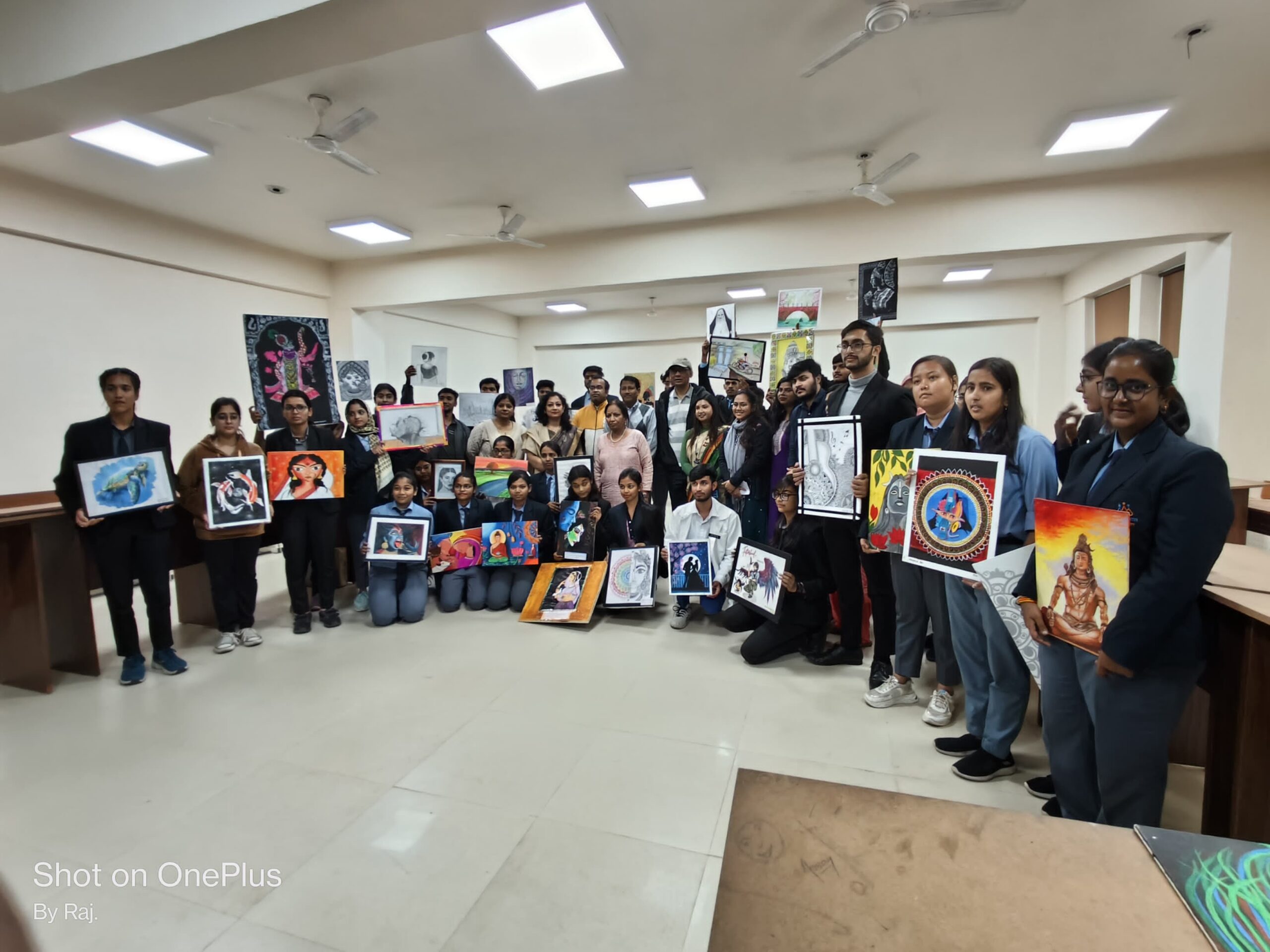 Art Gallery Exhibition has been conducted in Usha Martin University