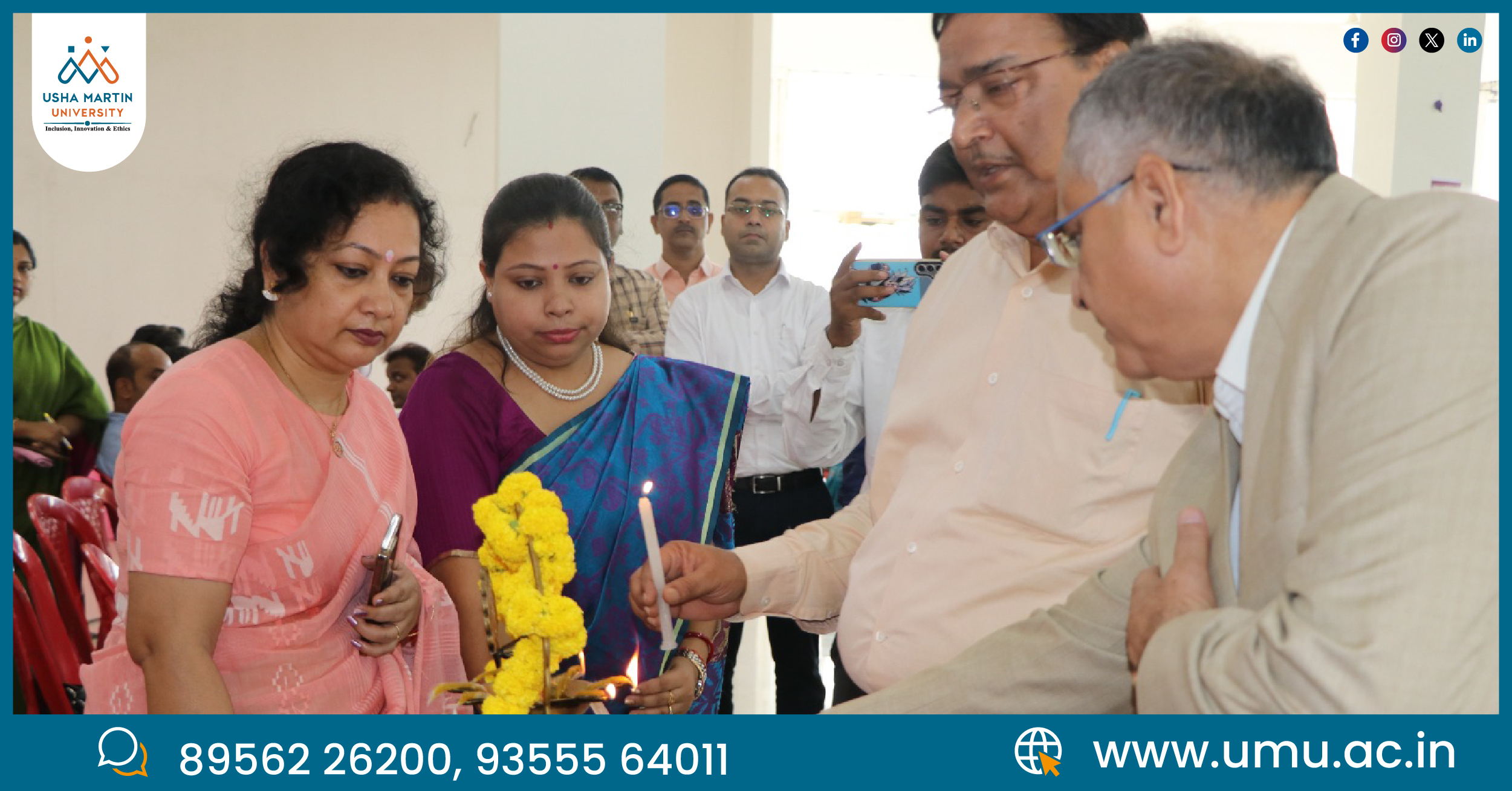 Inauguration of Five Days orientation program for the new session students at Usha Martin University