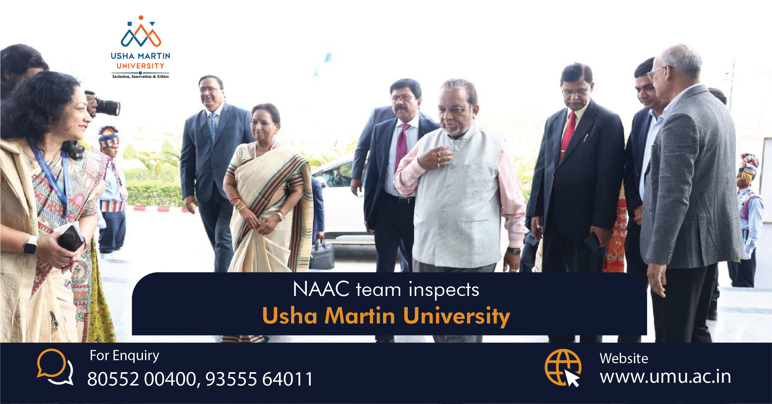 NAAC Team Inspects Usha Martin University