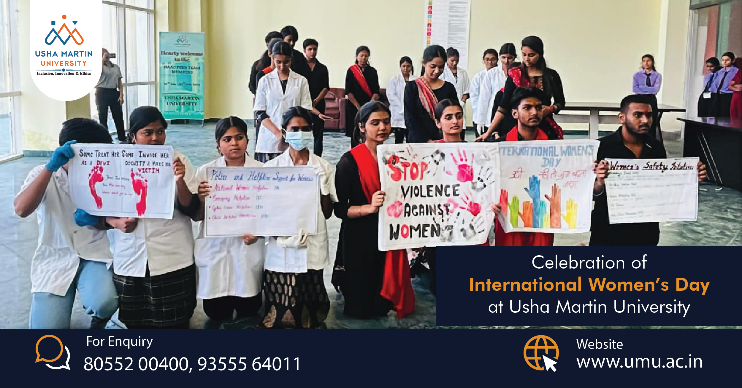 Celebration of International Women’s Day at Usha Martin University