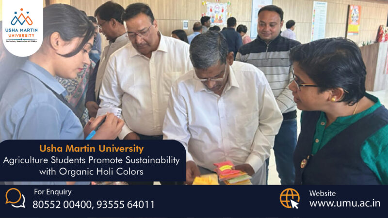 UMU Agriculture Students Promote Sustainability with Organic Holi Colors