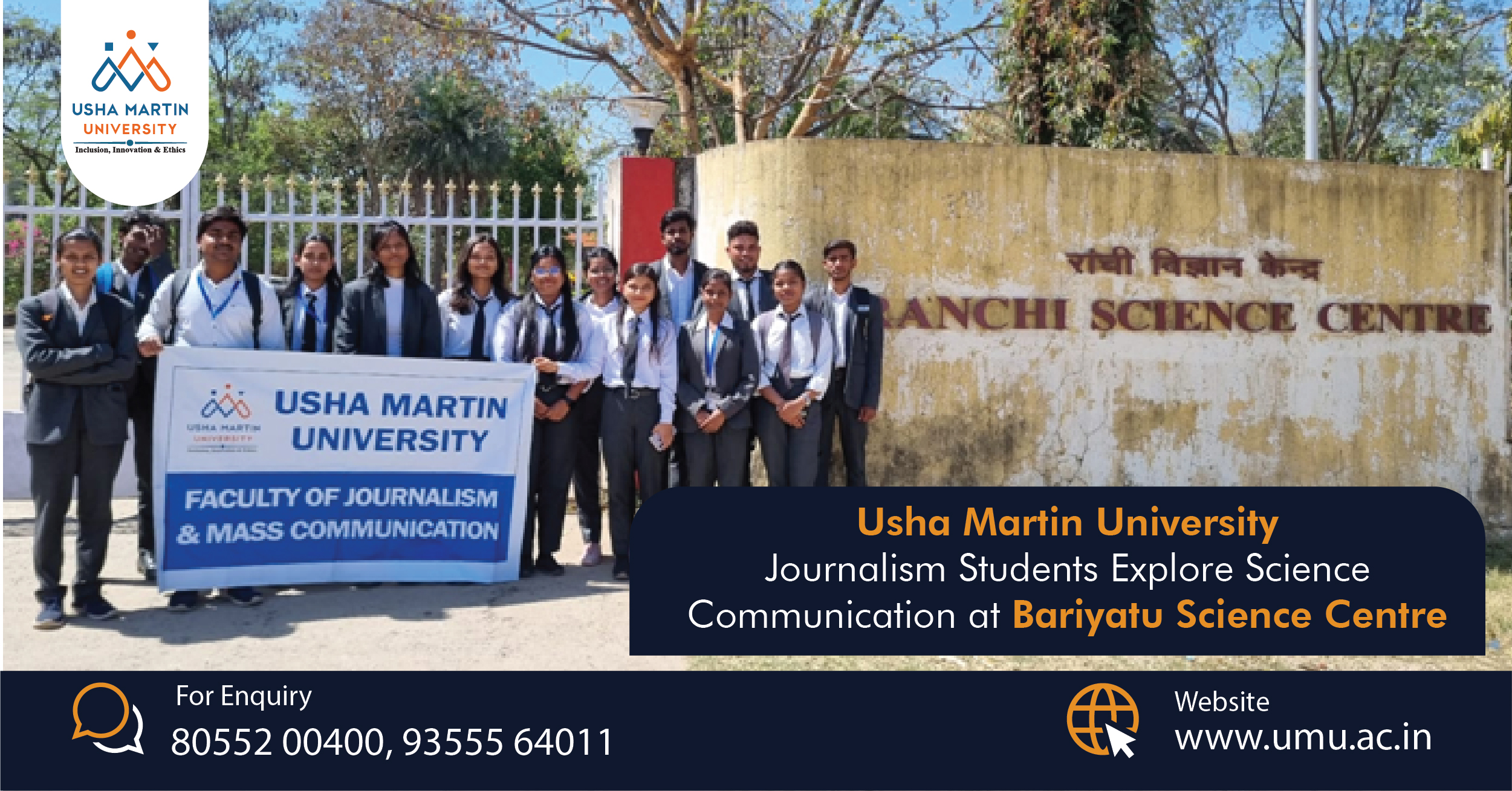 UMU Journalism Students Explore Science Communication at Bariyatu Science Centre