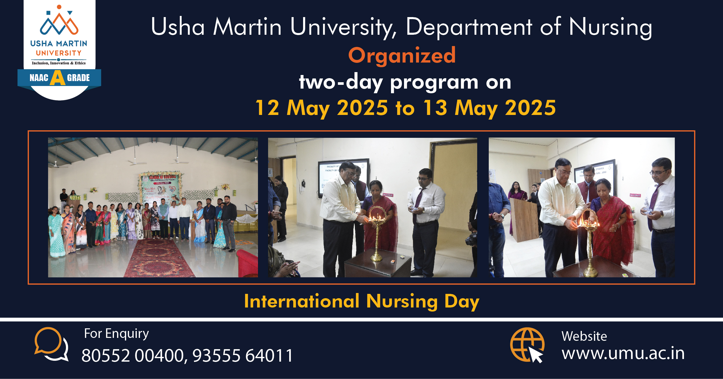 UMU Celebrates International Nursing Day with a Grand Two-Day Program