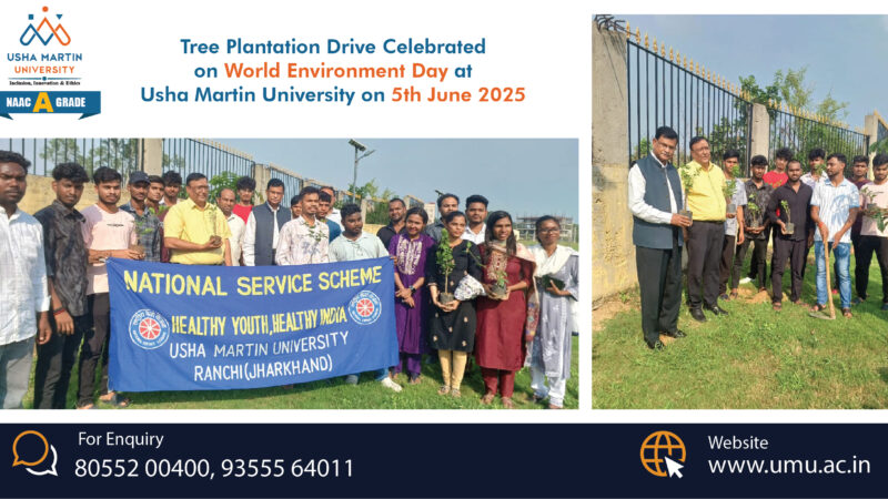 tree plantation drive umu ranchi