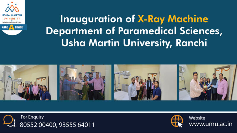 Inauguration of X-Ray Machine