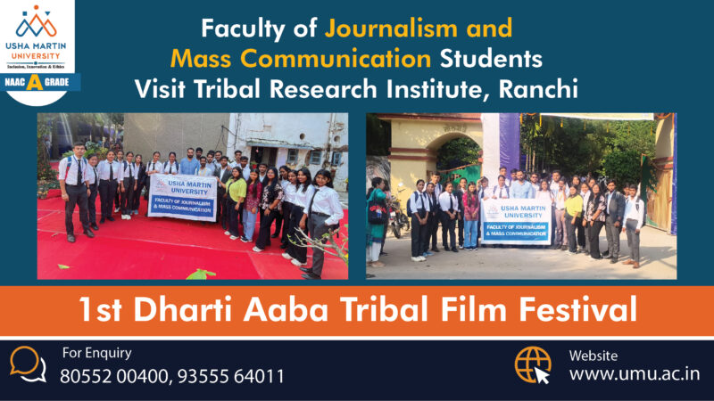 Faculty of Journalism and Mass Communication Students Visit Tribal Research Institute, Ranchi