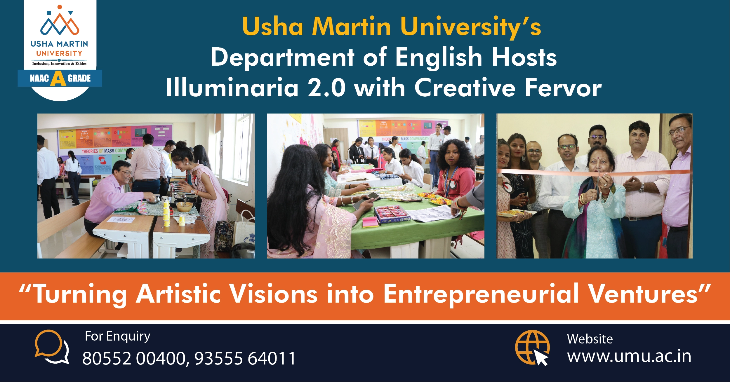 Usha Martin University’s Department of English Hosts Illuminaria 2.0 with Creative Fervor