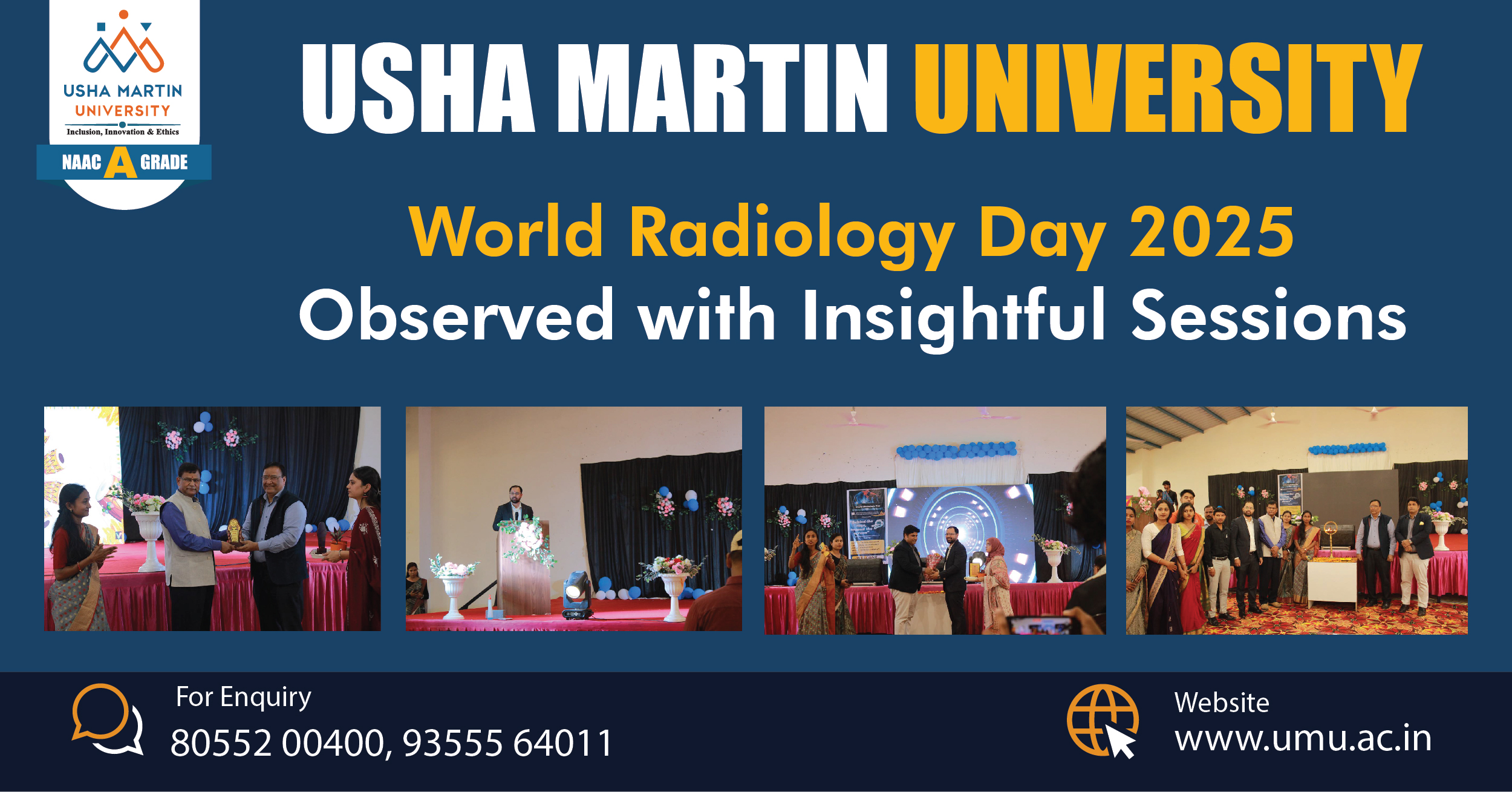 UMU’s Department of Paramedical Science Hosts Engaging World Radiology Day Celebration