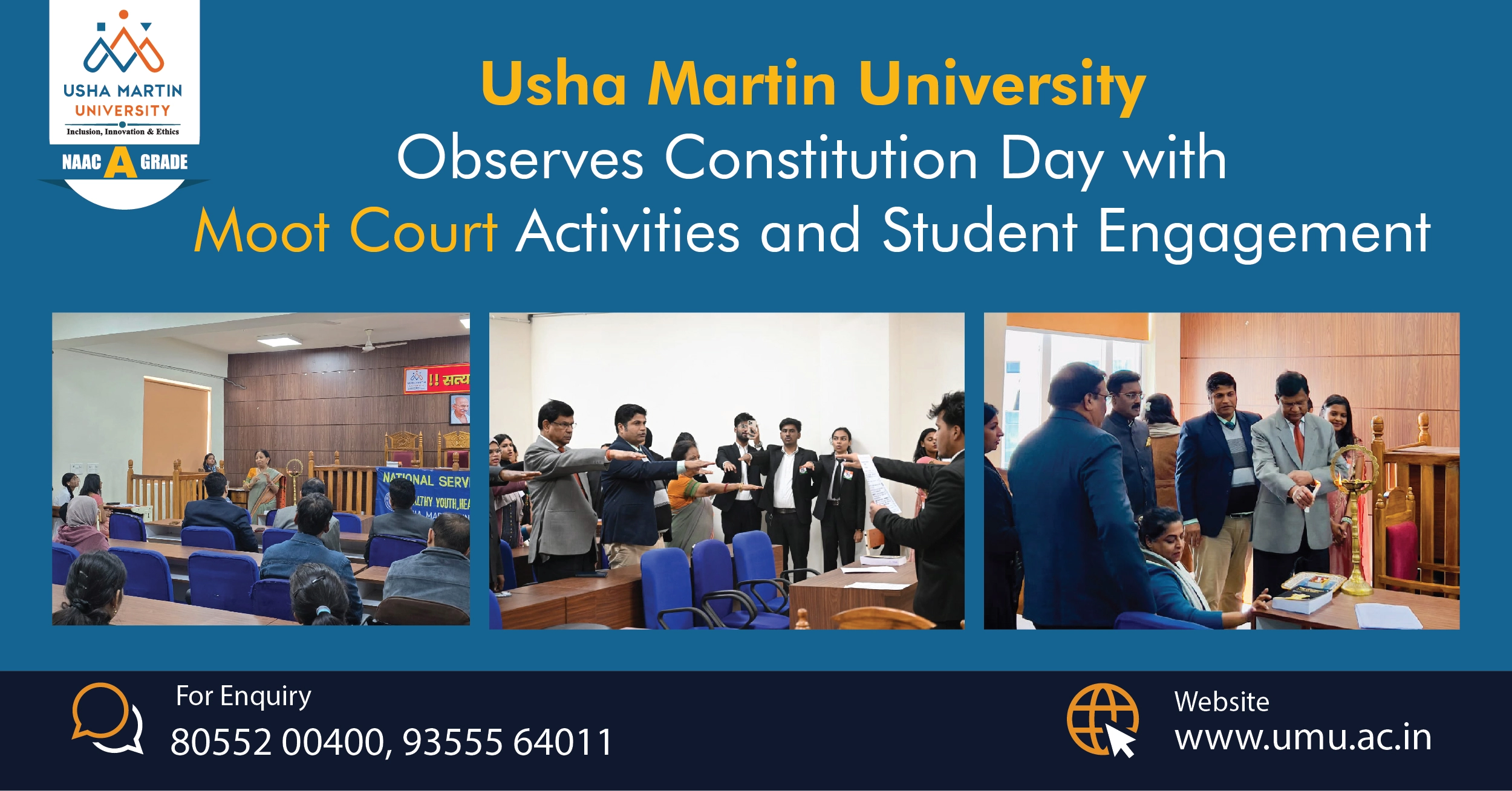 UMU Observes Constitution Day with Moot Court Activities and Student Engagement