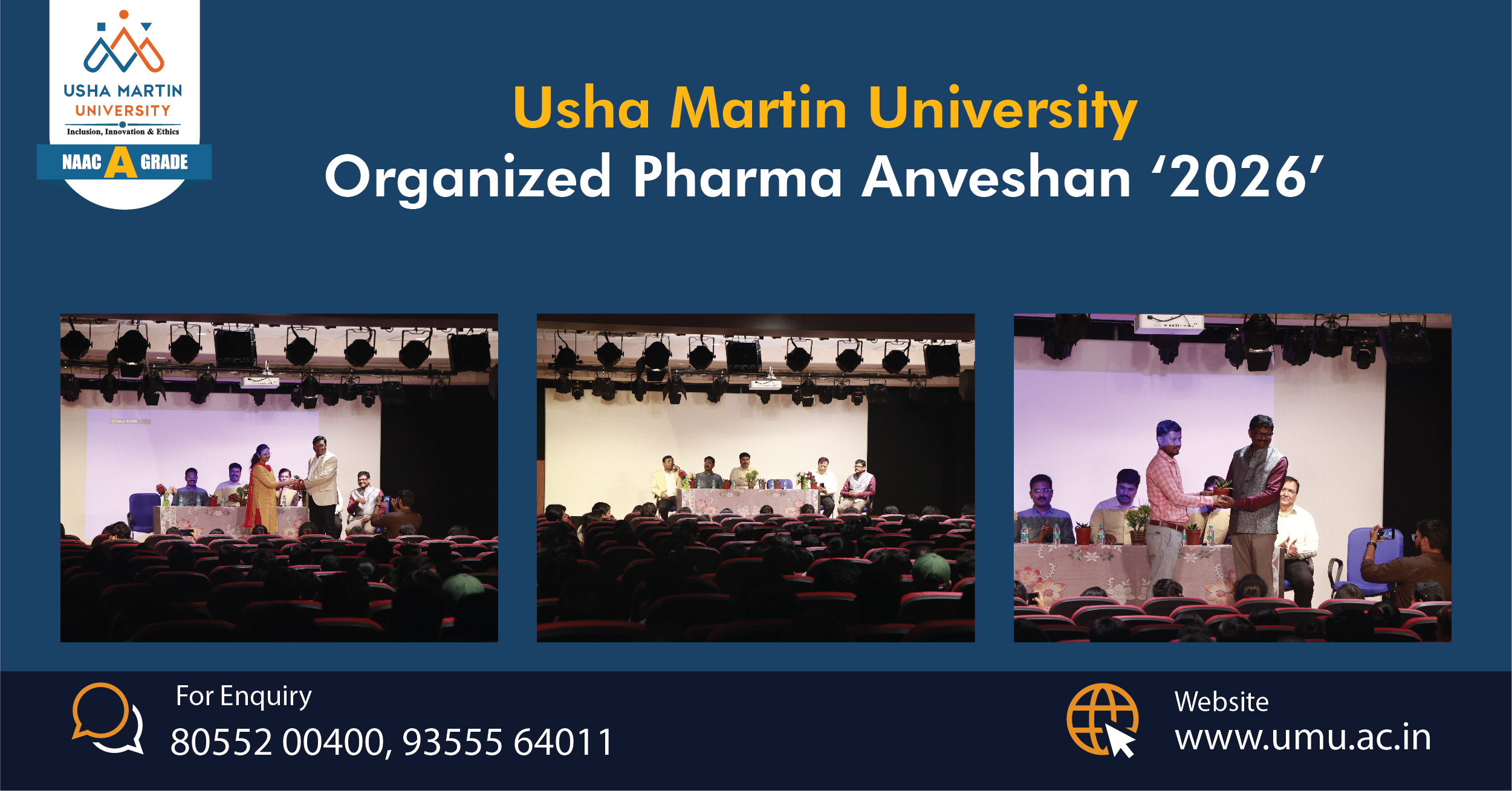 Usha Martin University organized Pharma Anveshan ‘2026’
