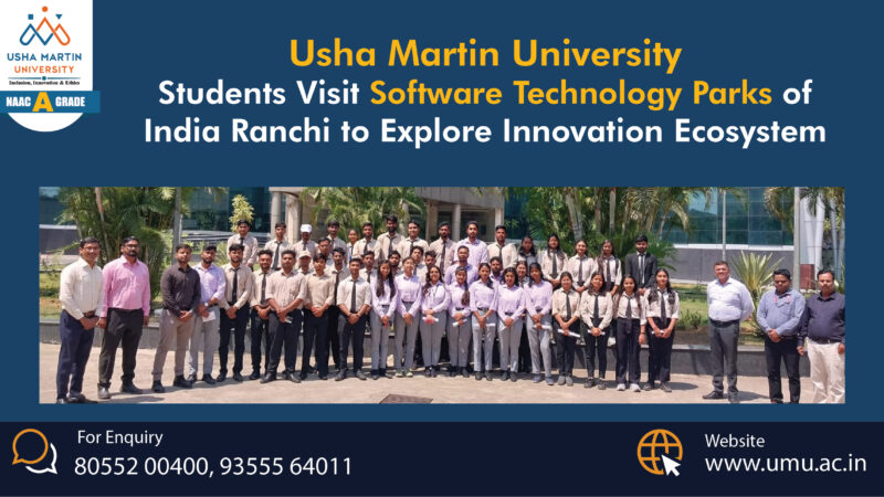 UMU Students Visit Software Technology Parks of India Ranchi to Explore Innovation Ecosystem