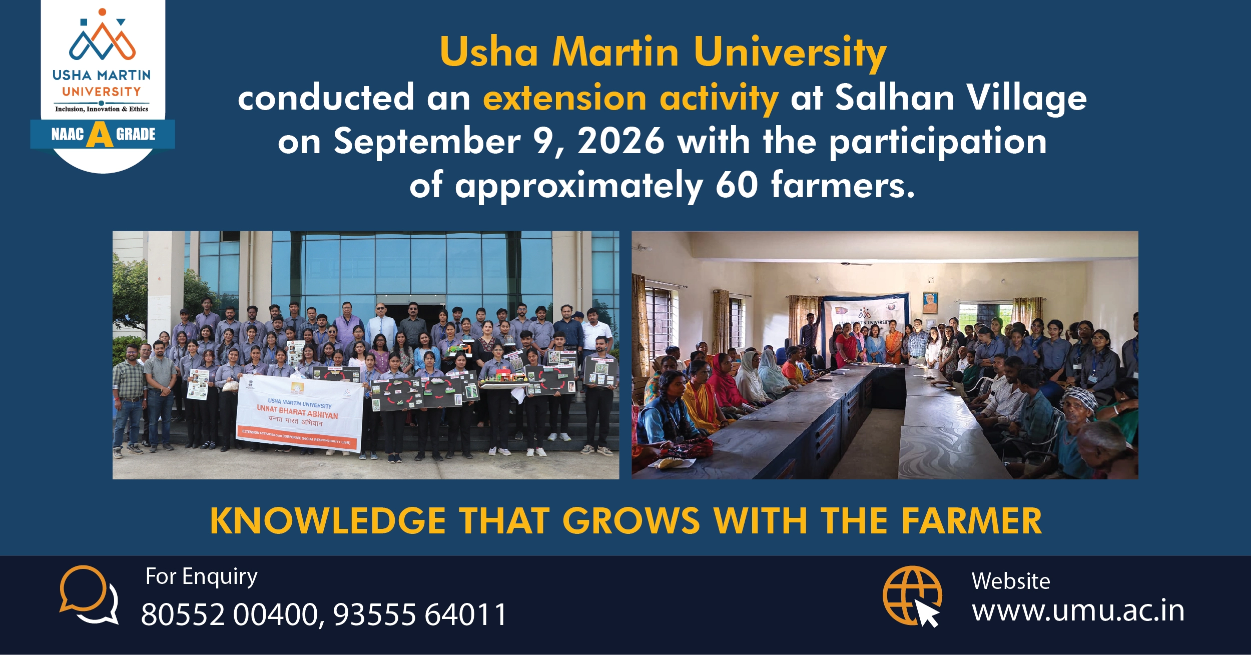 UMU Empowers Farmers Through Agricultural Technology and Knowledge Sharing
