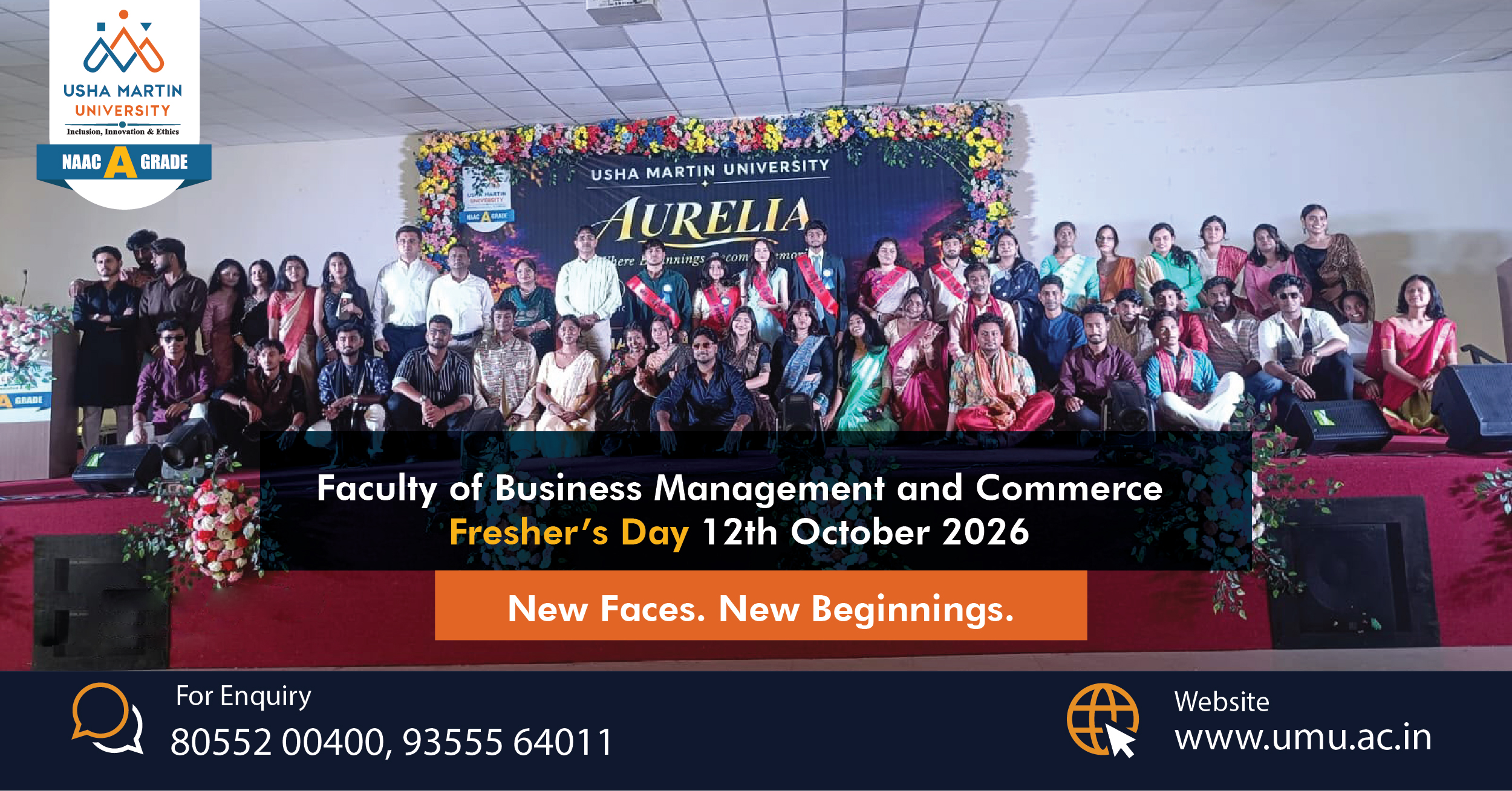 FBMC Celebrated Freshers’ Day with great enthusiasm, joy, and excitement.