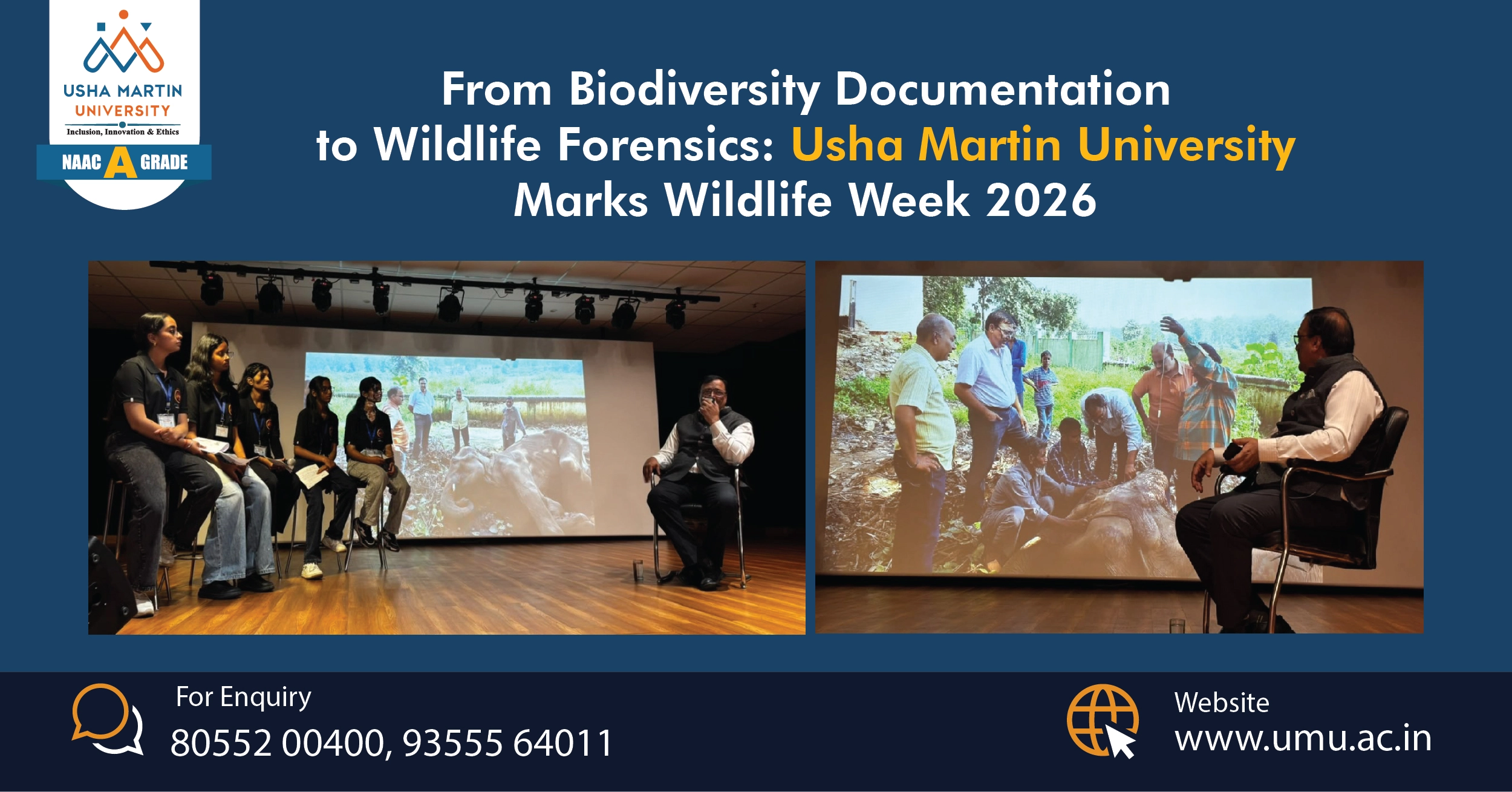 From Biodiversity Documentation to Wildlife Forensics: UMU Marks Wildlife Week 2026